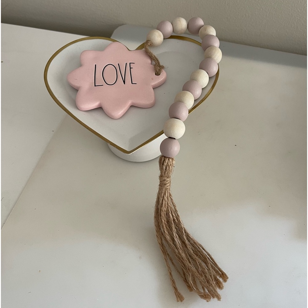 Rae Dunn love tassel